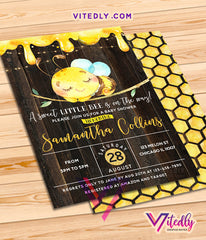 Bumble Bee Baby Shower Invitations