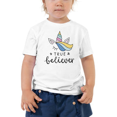 Unicorn True Believer T-shirt | Unicorn Toddler Shirt