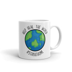 Help Save the World | Stay at Home Hashtag | Quarantine Mug, Quarantine Gift, Social Distancing Gift