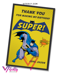 Batman Thank you card