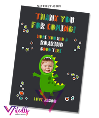 Dinosaur Thank you card