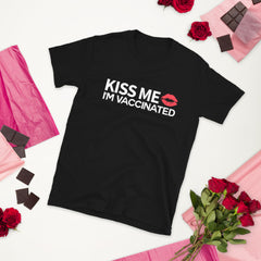 Kiss Me I'm Vaccinated Shirt, Valentines Shirt