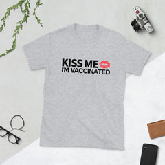 Kiss Me I'm Vaccinated Shirt, Valentines Shirt