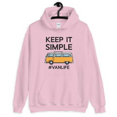 Keep it Simple #vanlife Hoodie | VanLife Hoodie