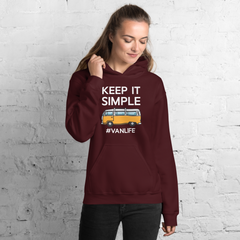 Keep it Simple #vanlife Hoodie | VanLife Hoodie