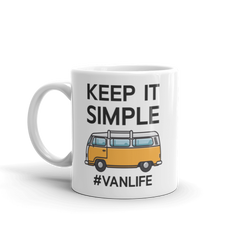 Keep it Simple #vanlife Mug | Van Life Mug