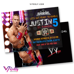 WWE Invitations