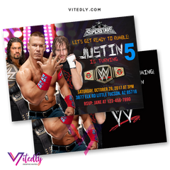 WWE Invitations