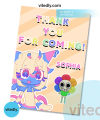 Dandy's World Yatta Thank You Card
