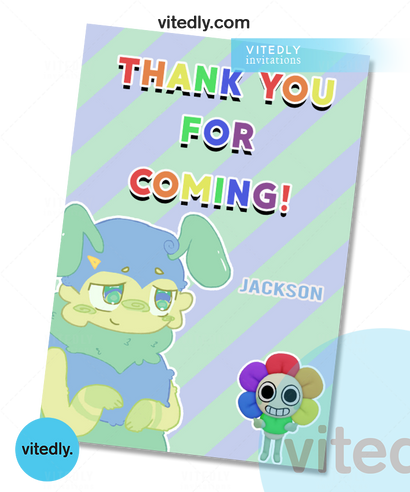 Squirm Thank You Card