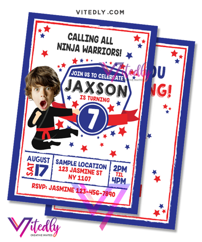 American Ninja Warrior Invitation