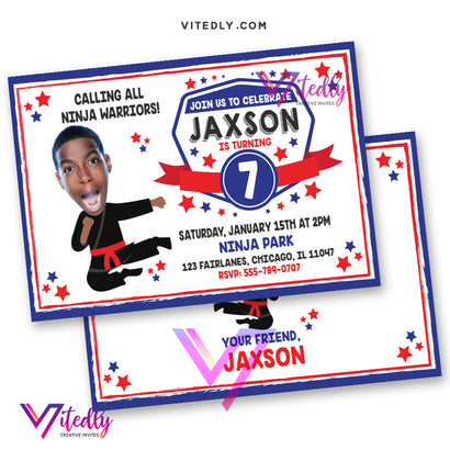 American Ninja Warrior Invitations