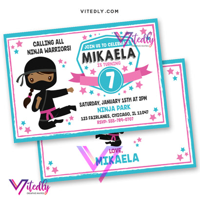 American Ninja Warrior Invitation