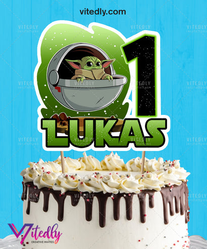 Baby Yoda Cake Topper