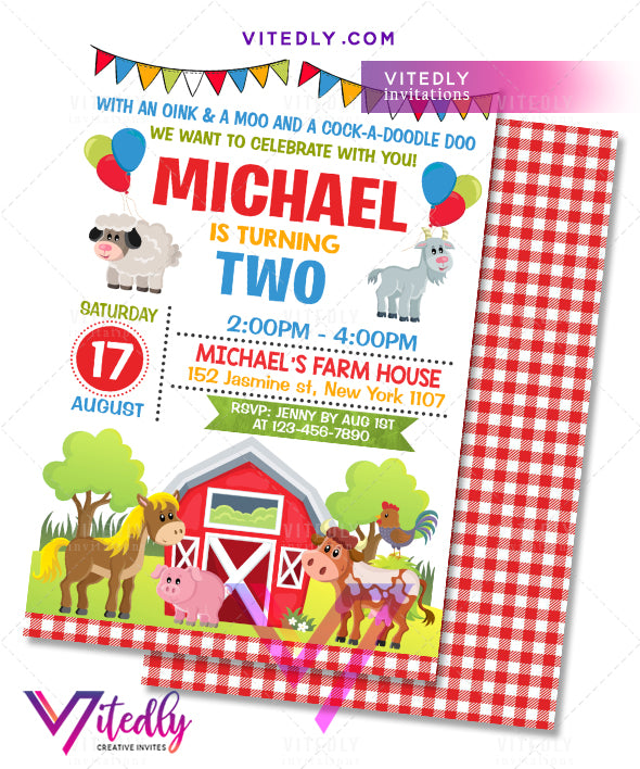 Farm Theme Party, Barnyard Theme Party, Farm Theme party, Farm Themed birthday party, Barnyard invitations