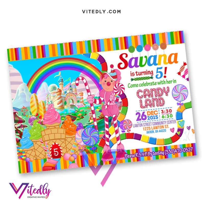 Candyland Invitation – Vitedly candyland-invitation-vitedly