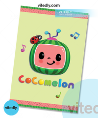 Cocomelon Back Design
