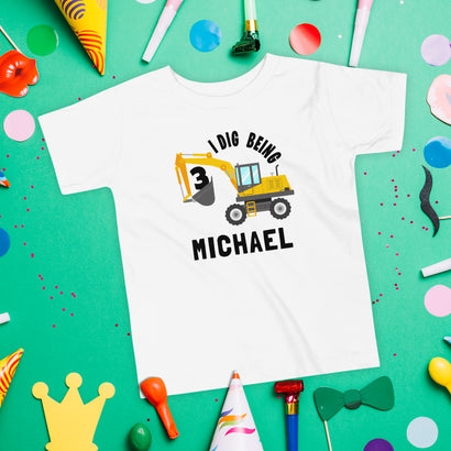 Construction Shirt Invitation