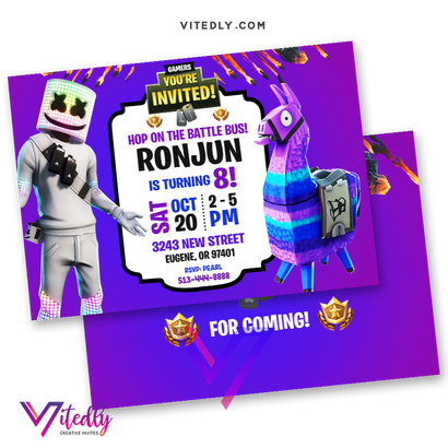 DJ Marshmello Invitation