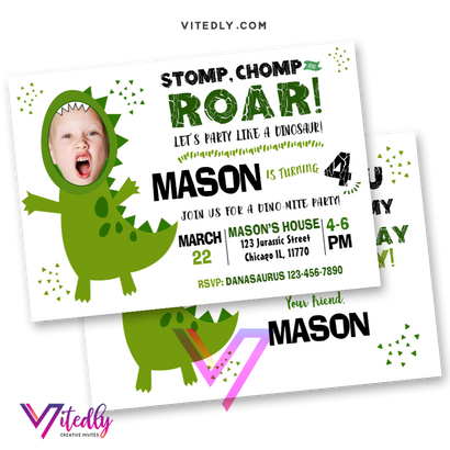 Dinosaur Invitation