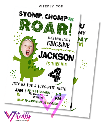 Dinosaur Invitation