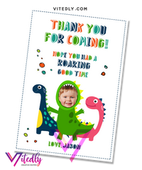 Dinosaur Thank you card