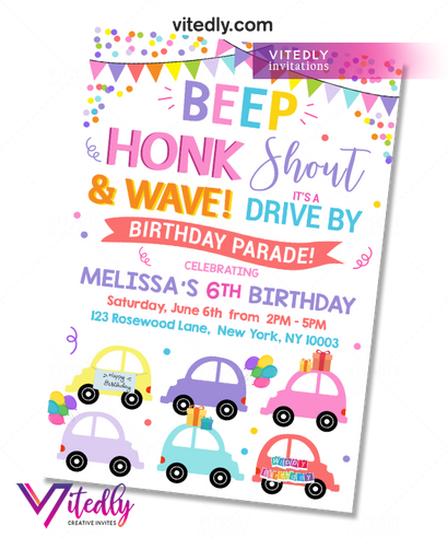 Drive By Kids Birthday, Social Distancing Party