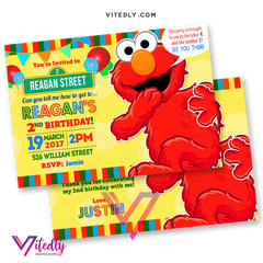 Elmo Invitations