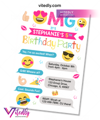 Emoji Party Invitation