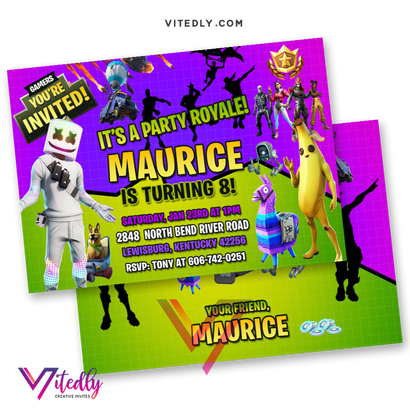 DJ Marshmello Invitations