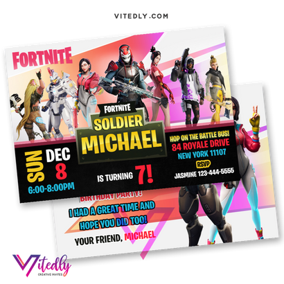 Fortnite Invitations Season 9