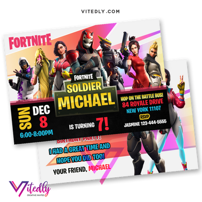 Fortnite Invitations Season 9