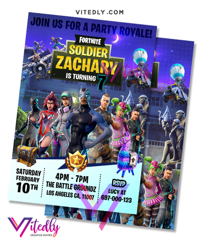 Fortnite Invitation Season 4