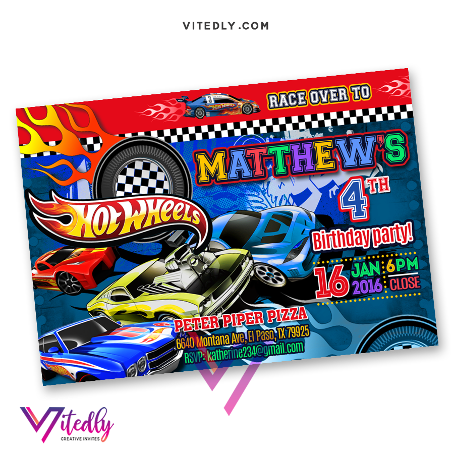 Hot Wheels Birthday Invitation, Hot Wheels Invitation, Hot Wheels – Vitedly hot-wheels-birthday-invitation-hot-wheels-invitation-hot-wheels-vitedly