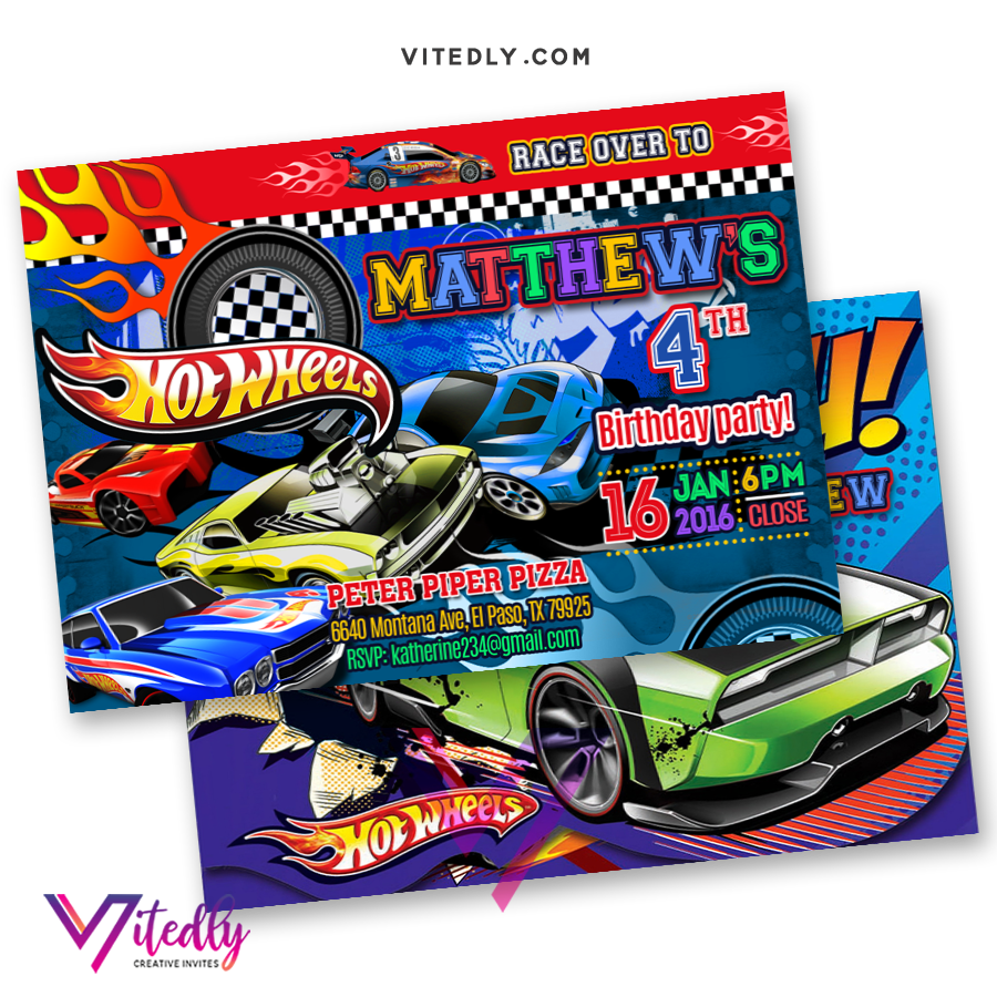 Hot Wheels Birthday Invitation, Hot Wheels Invitation, Hot Wheels – Vitedly hot-wheels-birthday-invitation-hot-wheels-invitation-hot-wheels-vitedly