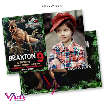 Jurassic World Invitation