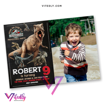 Jurassic World Invitation
