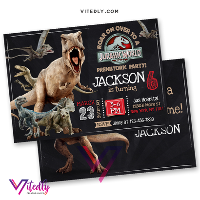 Jurassic World Invitation