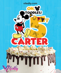 Mickey Mouse Cake Topper, Mickey Mouse Cake Centerpiece, Mickey Mouse Topper
