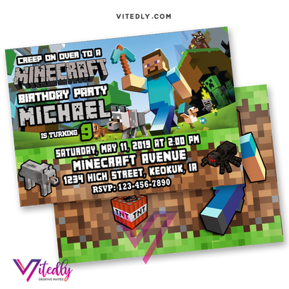 Minecraft Invitations