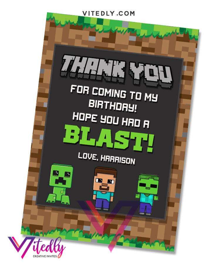 Minecraft Invitations – Vitedly minecraft-invitations-vitedly