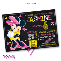 Minnie Mouse Birthday Invitation