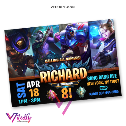 Mobile Legends Invitation