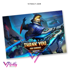 Mobile Legends Thank you card