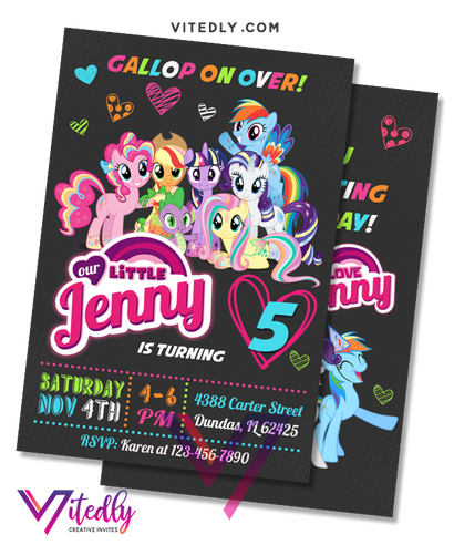 My Little Pony Invitation