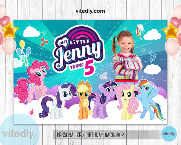 My Little Pony Backdrop | My Little Pony Birthday Backdrop – Vitedly