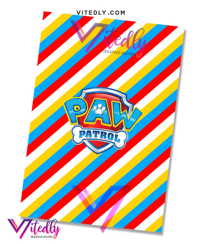 Paw Patrol Back Design