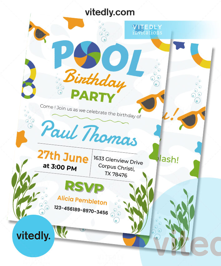 pool-party-invitation-swimming-pool-birthday-party-vitedly for Free Printable Invitation Cards For Birthday Party Pool Party Invitation | Swimming Pool Birthday Party – Vitedly for Free Printable Invitation Cards For Birthday Party