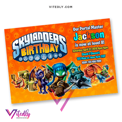 Skylanders Invitation