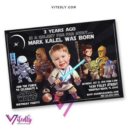 Star Wars Birthday Invitation
